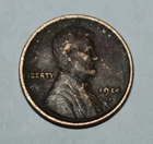 116q. LINCOLN CENT KEY: 1914 D - DK, ENVIRONMENTAL GRIME, FINE DETAILS, VALUE