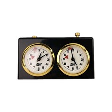 Vintage Analog Chess Clock Dual Mechanical Game Timer