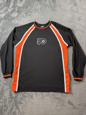 Vintage Philadelphia Flyers Shirt Boys 18/20 Black NHL Hockey Kol Athlete