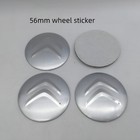 4pcs 3D 56mm 60mm 65mm For Citroen Car emblem Wheel hub Center Cap Badge sticker