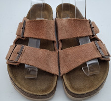 Birkenstock Coral suede, soft footbed Arizona sandals - UK 5, EUR 38 Regular