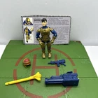 GI Joe Barricade w/Accessories & File Card 1992 ARAH Hasbro Free Shipping