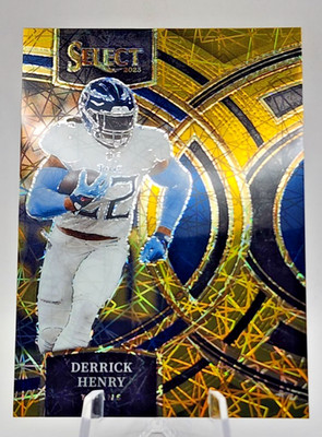 2023 Panini Select Premier Level Derrick Henry Gold Prizm #156 4/10
