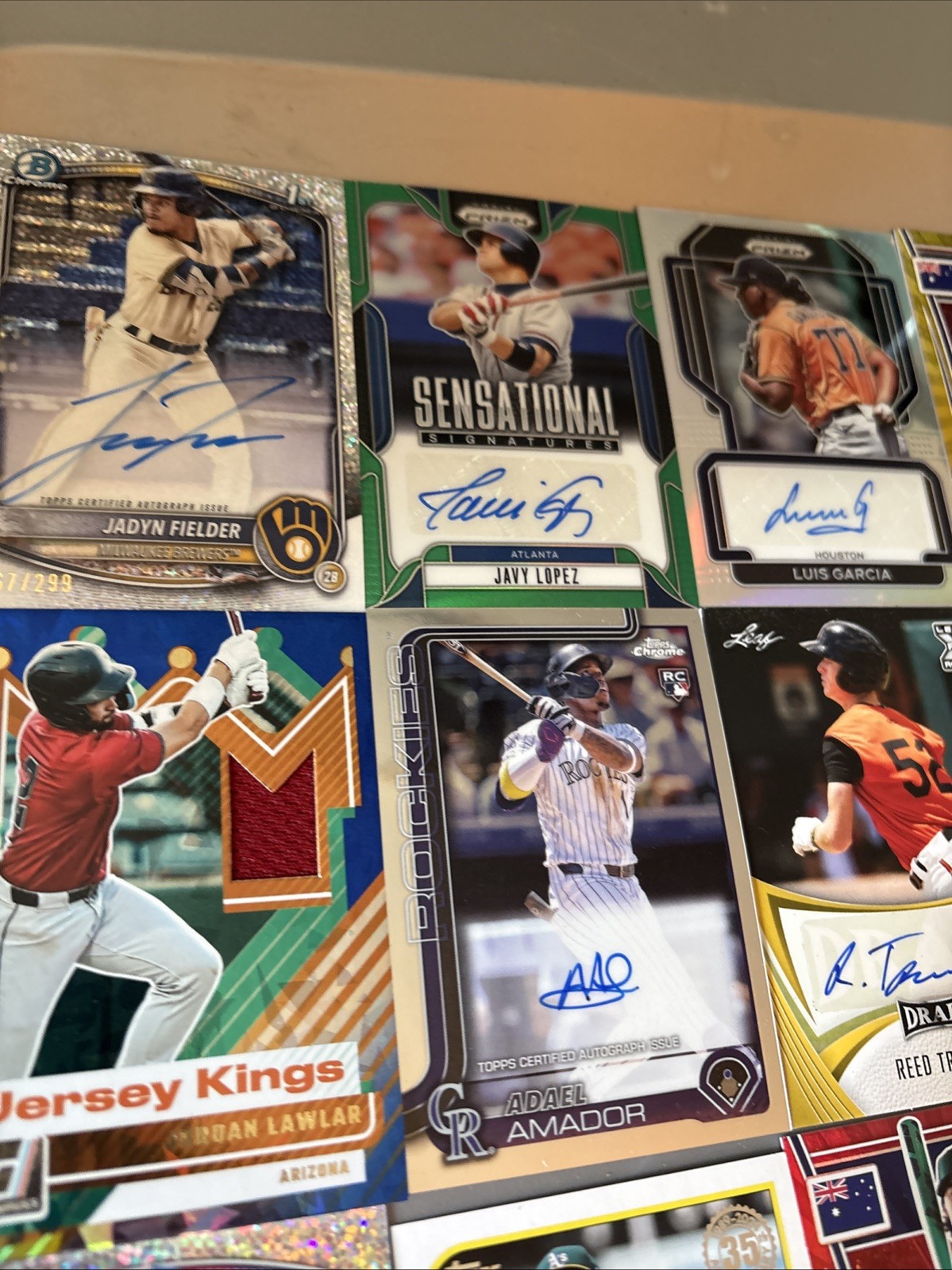 Huge Auto And Game Used Lot Baseball view 16