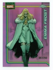Emma Frost 2026 Topps Chrome Marvel Comics #34 Pink Refractor /250 073858