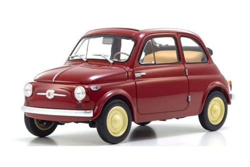 Kyosho Ky8966r Kyosho Fiat 500 D Cabriolet Open 1960 Red Coral 1/18