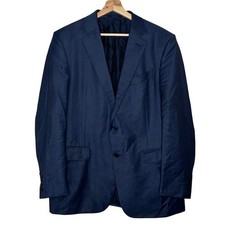 Ermenegildo Zegna Trofeo Blue Blazer Wool 54 Regular Italy Milano Designer Mens