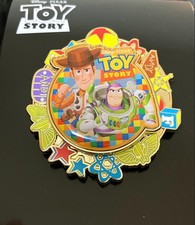 Disney Toy Story Woody Buzz Lightyear Rotating Pin Badge 14