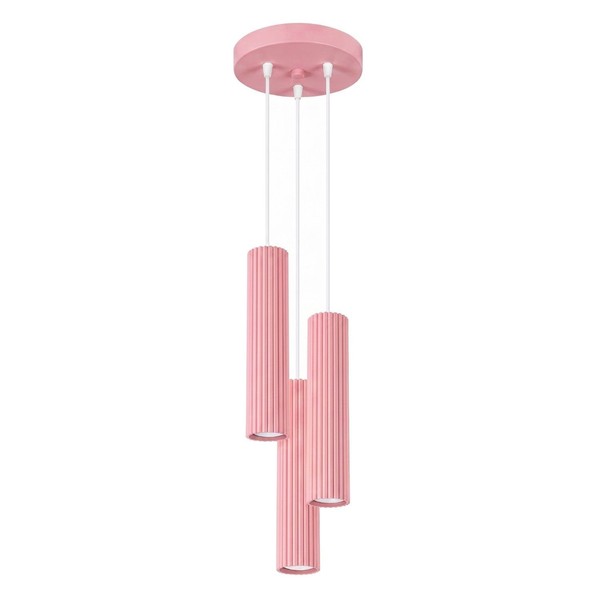 HäNgelampe Aluminium Rosa HöHenverstellbar GU10 L:19.5 Cm Pendelleuchte KüChe-image