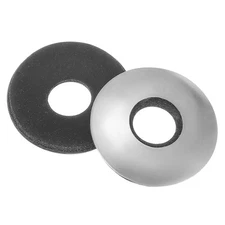 50Pcs 3/8"IDx1"OD EPDM Bonded Sealing Neoprene Rubber Washers Silver