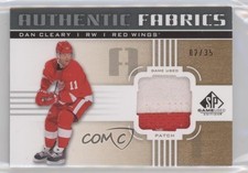 2011-12 SP Game Used Edition Authentic Fabrics 2/35 Daniel Cleary Dan Patch 0c3