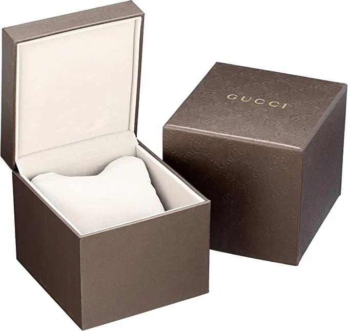 Gucci Men's G-Timeless Dark Gray Dial Leather Band Watch - YA126302 ($950 MSRP) - image 2 of 2