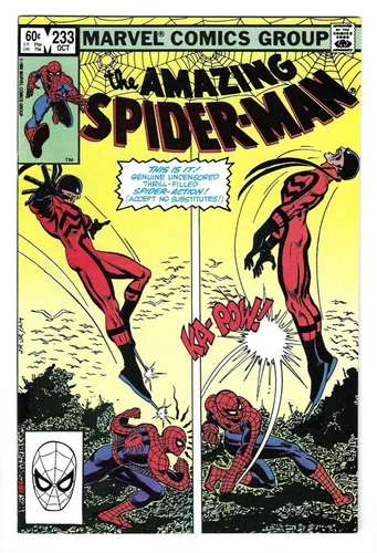 Amazing Spider-Man #233 NM- 9.2 vs Tarantula Marvel 1982