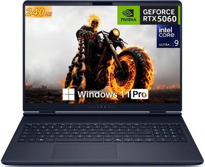 DELL Alienware 16X Aurora 16'' 2.5K 240Hz Ultra 9 275HX RTX 5070 Upto 64GB 4TB