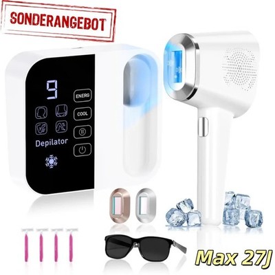 3in1 IPL Haarentfernungsgerät Laser Max 27J Haarentferner Depilator Epilierer CE
