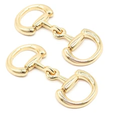 Metal Shoe Buckle - 2.93 Inch 75mm - 2 Pcs - Gold Metal Shoe Buckle Shoelace ...