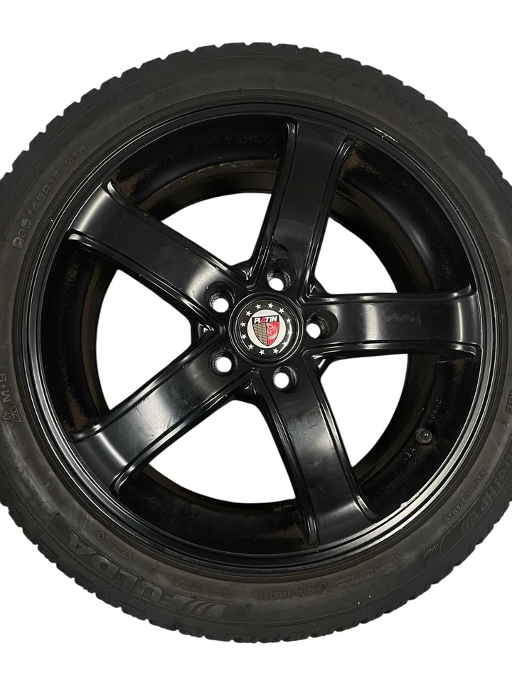 4x VW Seat Skoda Audi Felgen Winterreifen 225/45 R17 91H M+S 5x112 Winterräder - Bild 2 von 4