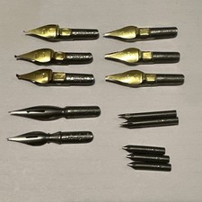 Vintage Speedball Artists' Pen Set Calligraphy Lettering 13 Nibs B  C Sets Plus