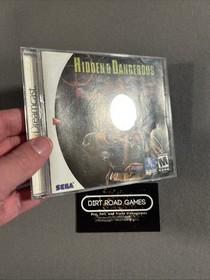 Hidden & Dangerous (Sega Dreamcast, 2000) DC CIB Complete w/ Manual Tested