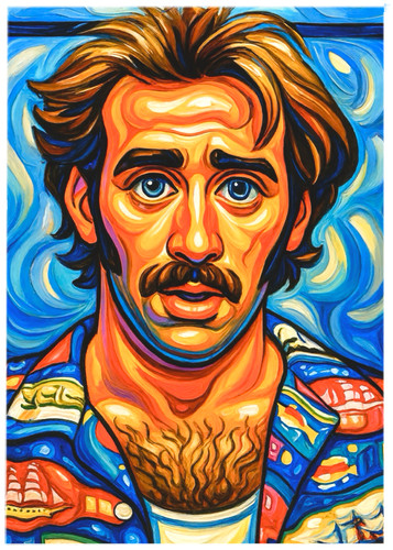 RAISING ARIZONA - Nicolas Cage * Fun Novelty * TV & MOVIE * Art Card * ATC ACEO