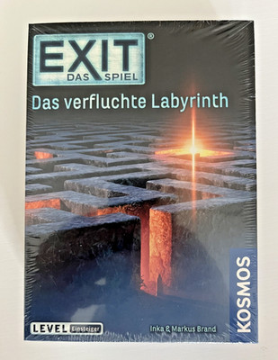 Exit - Das Spiel ''Das verfluchte Labyrinth'' (Kosmos Verlag, 1-4 Sp. ab 10 J) NEU