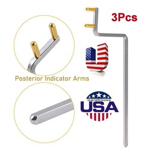 3Pc Dental X-Ray Indicator Bitewing Positioning Holder Arm Autoclavable Metal