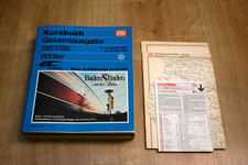 Kursbuch Winter 1987/88 Deutsche Bundesbahn + Übersichtskarte + IC-Faltfahrplan