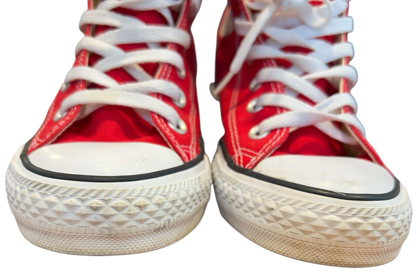 Converse Chuck Taylor All Star Bright Red High Top Sneaker Shoes Womens 8 Casual thumbnail 10