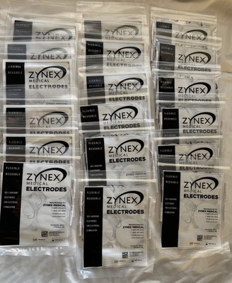 Zynex 2'' Round Electrodes 4 per pack/18 packs available NEW 2027 Expiration
