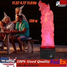 90V-240V Fake Fire Flame Light 130W Stage DJ Party Fake Fire Lamp W/ Flame Cloth