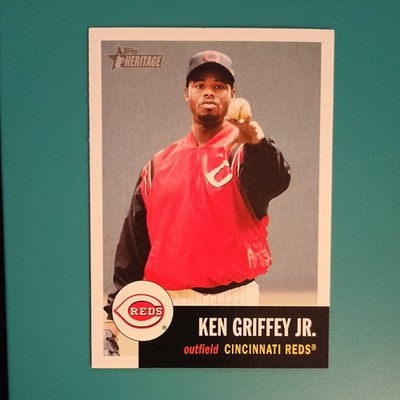 2002 Topps Heritage Ken Griffey Jr. 386 Reds SP