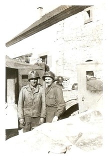 Port. Photo: Pair US Army Medics w/ Marked Helmets Posed by Dodge Ambulance!!!