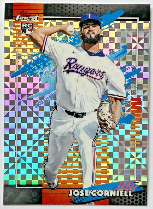 🔥2026 Topps Finest Uncommon X-Fractor #195 Jose Corniell RC Texas Rangers🔥