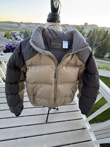 JANSPORT MEN'S NYLON & DOWN HEAVY WINTER JACKET, SZ M, PIT-PIT=23", EXCELLENT ++ image 5