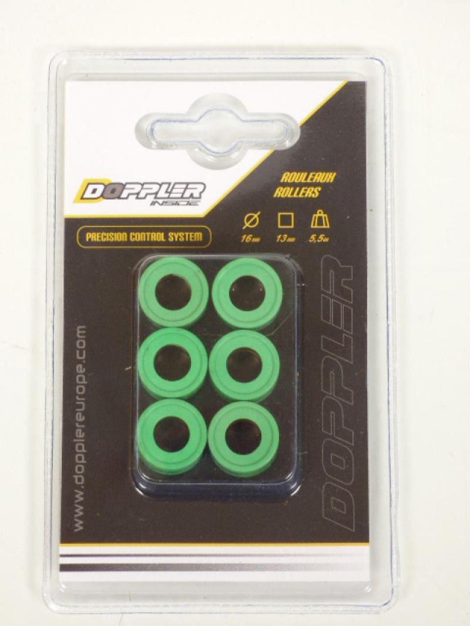 Galet de variateur Doppler 16x13mm pour scooter Peugeot Streetzone 50 12p