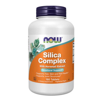 Silica Complex 500 mg 180 Tabs By Now Foods