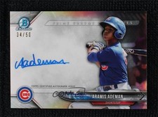 2018 Bowman Chrome Prime Signatures 34/50 Aramis Ademan #PCS-AA Auto 0vs5