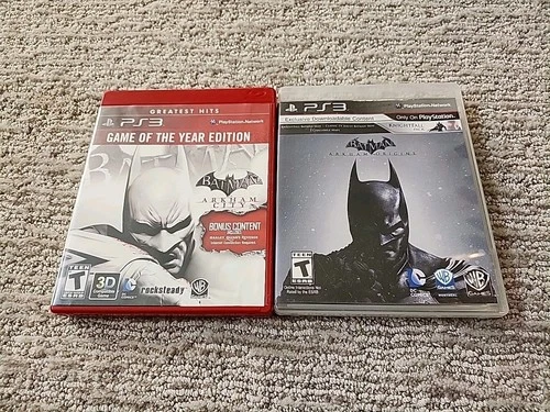 Batman: Arkham Origins & Arkham City Lot Bundle PS3 PlayStation 3 Ships TODAY
