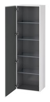 Duravit L-Cube Hochschrank 1 TüR Links 500 X 363 X 1760 Mm - Basalt Matt