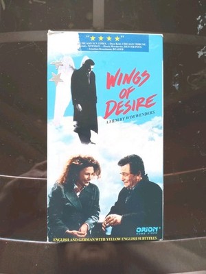 Wings of Desire (VHS, 1989) Bruno Ganz, Peter Falk, Wim Wenders - Orion Pictures