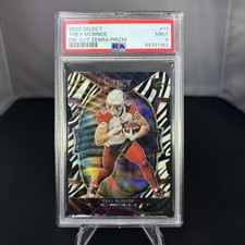 2022 Panini Select Trey Mcbride Rookie Zebra Die-cut Psa 9 11 2022 Panini Select Trey Mcbride Rookie Zebra Die-cut Psa 9 11
