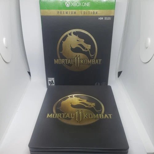 Mortal Kombat 11 Premium Edition (Xbox One) -  Steelbook Case and slipcover
