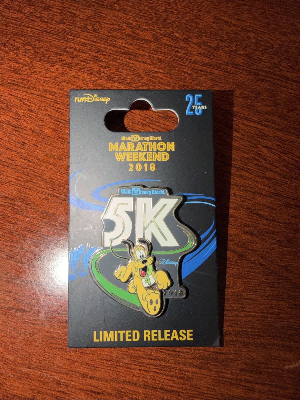 Pluto 5K 2018 Disney World Marathon Pin Limited Release