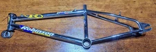 Vintage Chrome Robinson GT BMX Bike Frame 19.5 Top Tube (Dyno, Powerlite)