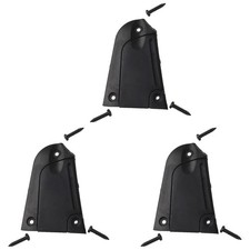 3Pcs 3 Hole Detachable Plastic Guitar Truss Rod Cover Plate with Screws Compa...