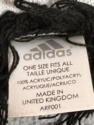 Adidas Deutschland Germany Football Team Scarf Rare Ivory And Black Unisex - Picture 6 of 9
