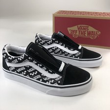 Size 9 - VANS Old Skool Logo Repeat - Black for sale online | eBay