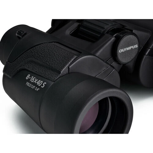 Olympus 8-16x40 S Zoom Binoculars (Black)(New) - Image 3 of 4