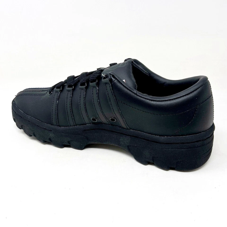Zapatillas deportivas informales K-Swiss North Classic triple negras para hombre 06382 001 Foto 3 de 4