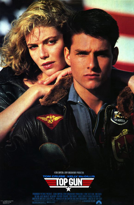 映画 トップガン1986年　ポスター TOP GUN (1986) MOVIE POSTER - 23 x 35 - ROLLED - COMMERCIAL